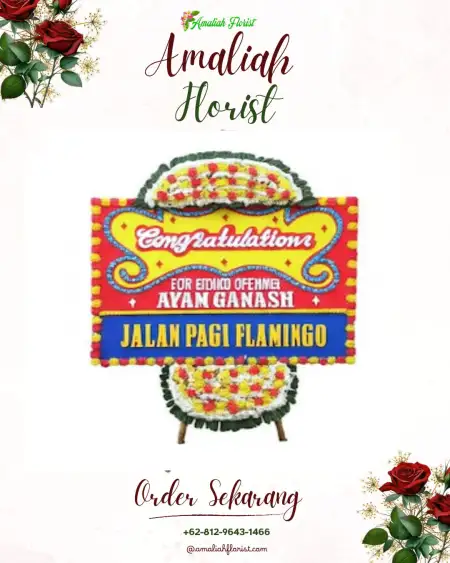 Sewa Papan Bunga Cengkok